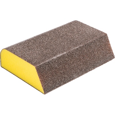 XTLINE Brúsna špongia tuhá skosená | 100x70x25 mm, zrnitosť 120