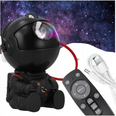 Aga Hviezdny projektor sediaci astronaut s diaľkovým ovládaním