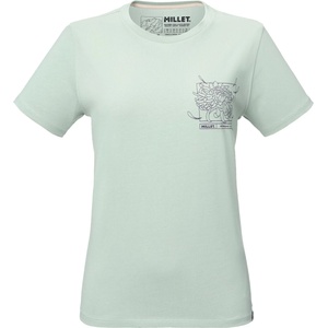 Millet Дамска тениска Millet Women's Cimaï Collab S/S T-shirt - Seaweed (916-7414-0213)