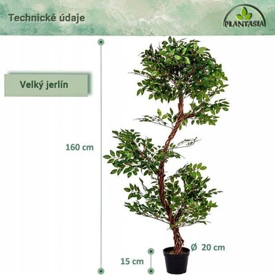 Plantasia Umělý strom yerlin, 160 cm