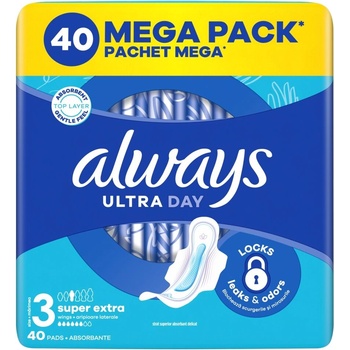 Always Ultra Super Extra Healthy Winged Pads 40бр (10FC010166)