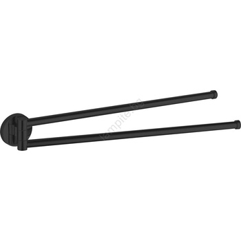 SAPHO - Въртяща се стенна закачалка за хавлии SAMBA 47 см черен (SH0139)