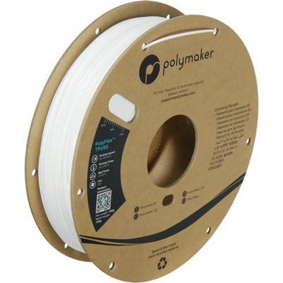 Polymarker Polyflex TPU 95A Biela 1,75mm / 0,75 kg