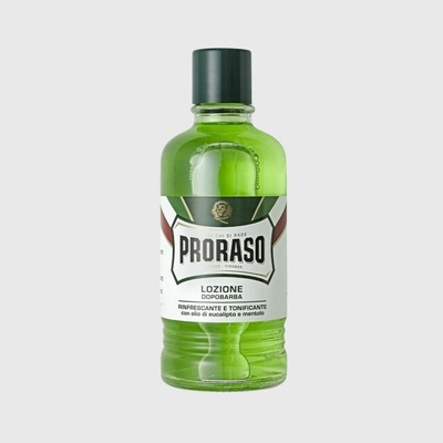 Proraso Green osviežujúca voda po holení (Eucalyptus Oil and Menthol) 400 ml