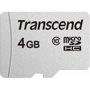 Pamäťové karty Transcend microSDHC 4GB TS4GUSD300S