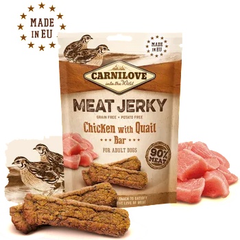 Image 1 of CARNILOVE Сушено лакомство Carnilove Пиле и Пъдпъдък 100 грама