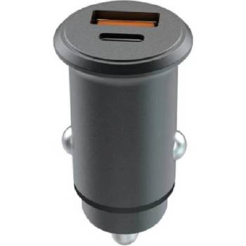 Image 1 of Lemontti 65W зарядно за автомобил Fast Charge с 2x Type-C PD + USB-A QC, черно (LEMIAPFCTCN)