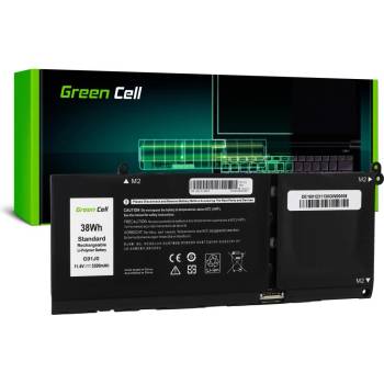 Image 1 of Green Cell Батерия за лаптоп Dell Latitude 3320 3330 3520 Inspiron 15 3511 3525 5510 G91J0 11.4V 3300mAh LiPo GREEN CELL (GC-DELL-DE160)