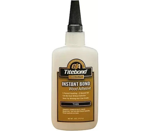 Titebond Instant Thin Rýchloschnúce lepidlo 59 ml