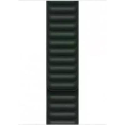 Apple Каишка за Apple Watch Band 41 мм, Leather M/L, Sequoia Green (ML7Q3ZM/A)