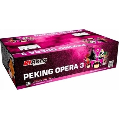 Kompaktní ohňostroj PEKING OPERA 3 243 ran 20/25/30mm