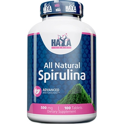Haya Labs All Natural Spirulina, 100 таблетки, Haya Labs
