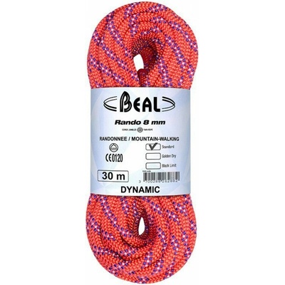 Beal Rando 8 mm classic 20 m orange