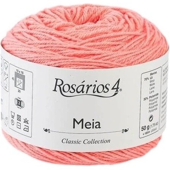 Rosários 4 Meia 36 Coral Neon Плетива прежда (7081603601)