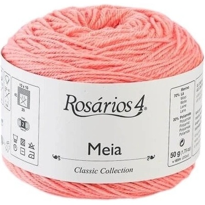 Rosários 4 Meia 36 Coral Neon Плетива прежда (7081603601)