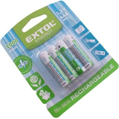 EXTOL ENERGY AAA 1000mAh 4ks 42060