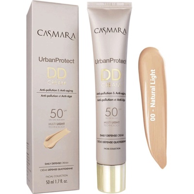 Casmara Urban Protect DD Cream lehký tónovací DD krém s anti-age účinkem 00 Natural Light SPF50 50 ml