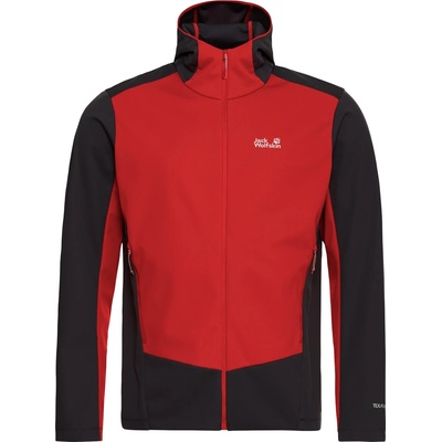 Jack Wolfskin Мъжко софтшел яке Jack Wolfskin Skyvail Jacket Softshell jacket - Siren Red - размер XL (003-3534-0314)