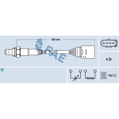 Lambda sonda FAE 77138