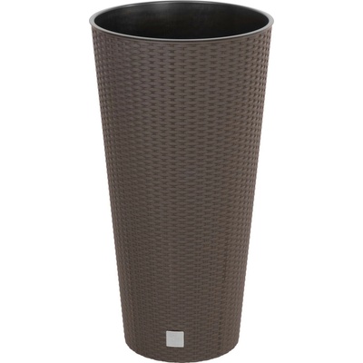 Prosperplast RATO TUBUS Květináč 20x38,1 cm ratan hnědý