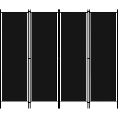 vidaXL Paraván 320722 černý 200 x 180 cm