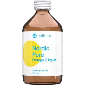 Nordic Pure Omega 3 liquid přírodní rybí olej prvotřídní kvality 250 ml