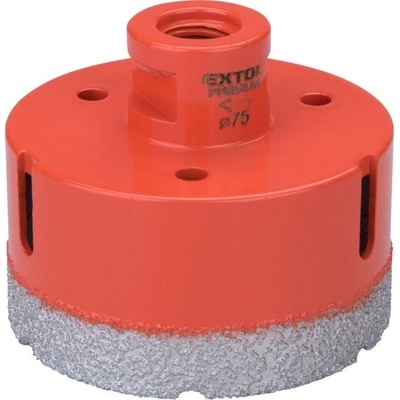 EXTOL PREMIUM 8801878 diamantová vykružovací korunka pr.75mm M14