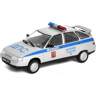 DeAgostini VAZ 2112 DPS milicie Auto ve službě časopis s modelem 10 1:43