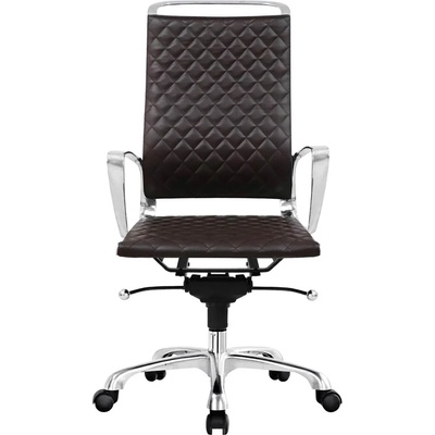 RFG Директорски стол Ell HB, екокожа, кафява седалка, кафява облегалка (4010140344)
