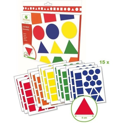 D´arpeje POCKETS maxi samolepky Tvary