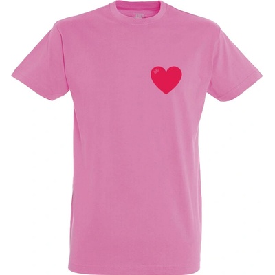 Koza Bobkov tričko Heart small Ružová