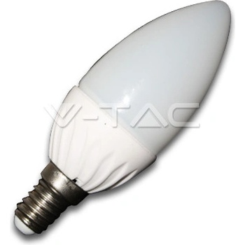 V-tac LED žárovka 4W E14 svíčka studená bílá