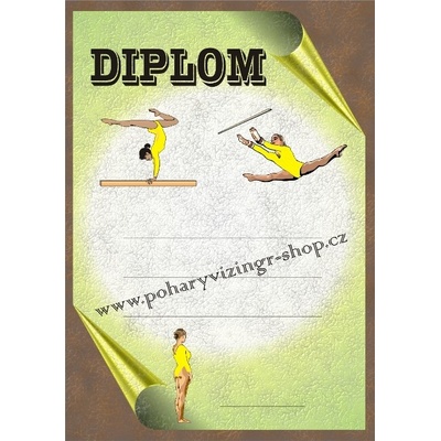 VIZINGR Gymnastika diplom A4 č.13