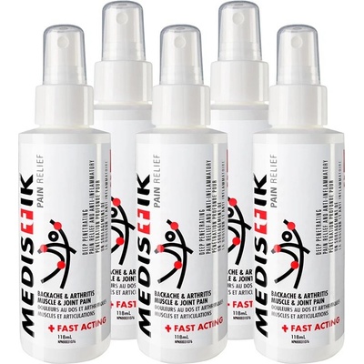 Medistik spray ledově horký masážny spray 118 ml