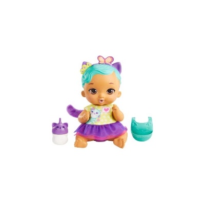 Mattel My Garden Baby bábätko - modro-fialové mačiatko (HHL22)