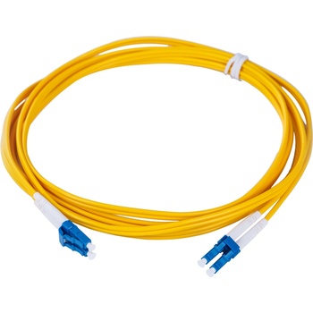 Conneu LC-UPC-LC-UPC, дуплекс, сингъл мод OS2, 2 мм оптичен пач кабел, 20 метра (CNFJ-LCLCOS2DYE2mm-20)