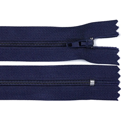 Prima-obchod Spirálový zip No 3 délka 25 cm pinlock, barva 330 modrá tmavá