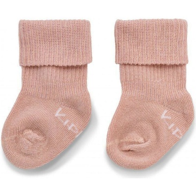 KipKep Dětské ponožky Stay-on-Socks 1 pár Newborn Mauve – Zboží Mobilmania