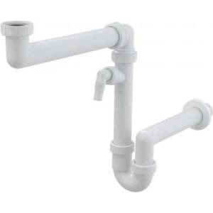 Alca - Сифон за мивка с присъединител, превръзка, G6/4" A872P (A872P)