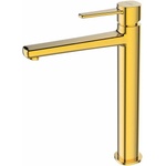 INVENA Висок смесител за умивалник Invena Glamour златен (BU-02-W09-V)