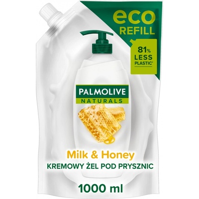Palmolive Naturals Milk & Honey sprchový gél s náplňou 1000 ml