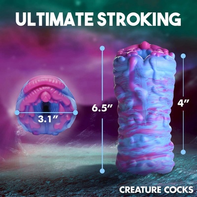 Creature Cocks Cyclone Silicone Alien Vagina Stroker Purple