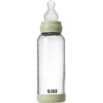 Bibs Стъклена бебешка бутилка Bibs - Със силиконов биберон, 240 ml, Sage (50201250) - ozone