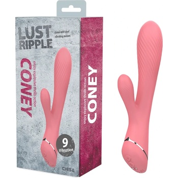 Image 1 of Вибратор с клитор стимулатор, вълни, 20, 5см. - Lust Ripple Coney (CHISA00342)