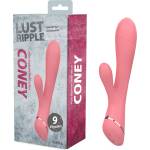  Вибратор с клитор стимулатор, вълни, 20, 5см. - Lust Ripple Coney (CHISA00342)