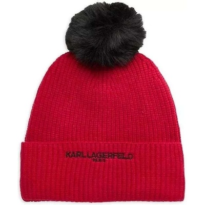 Karl Lagerfeld Pom Pom Cable červená