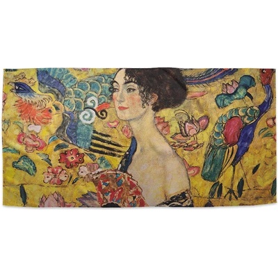 Sablio Uterák Dáma s vejárom Gustav Klimt 70 x 140 cm