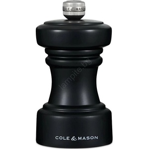 Cole&Mason Cole& Mason - Мелничка за пипер HOXTON 10, 4 см бук/матов черен (GG562)