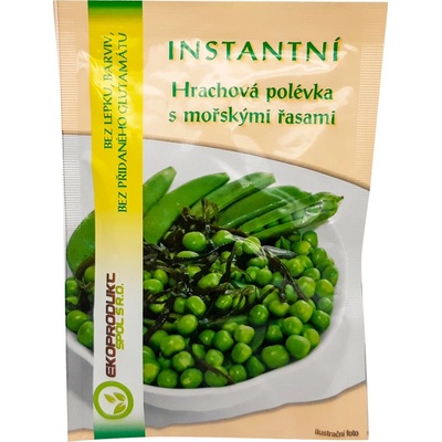Ekoprodukt Hrachová polievka instantná s morskými riasami 22 g