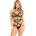 Leg Avenue Kink Satin elastic crotchless teddy